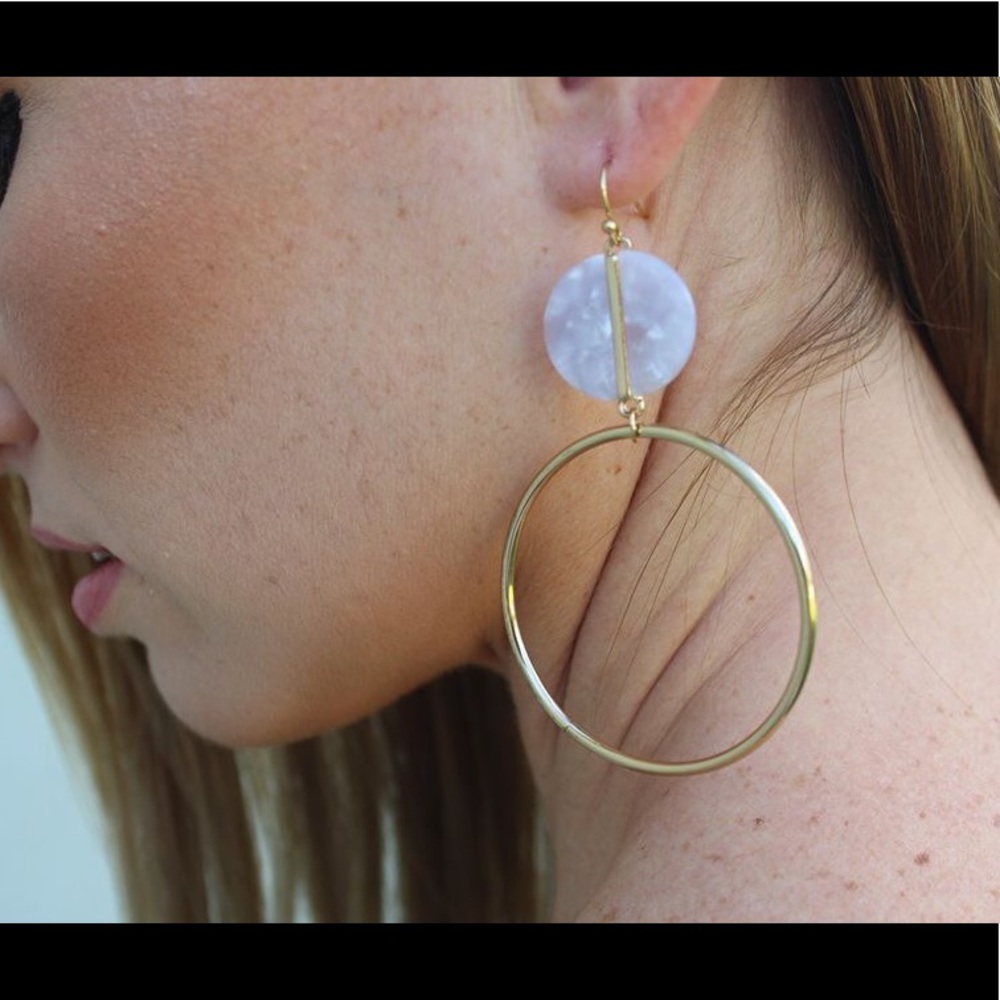 Beautiful Gold Tone Earrings